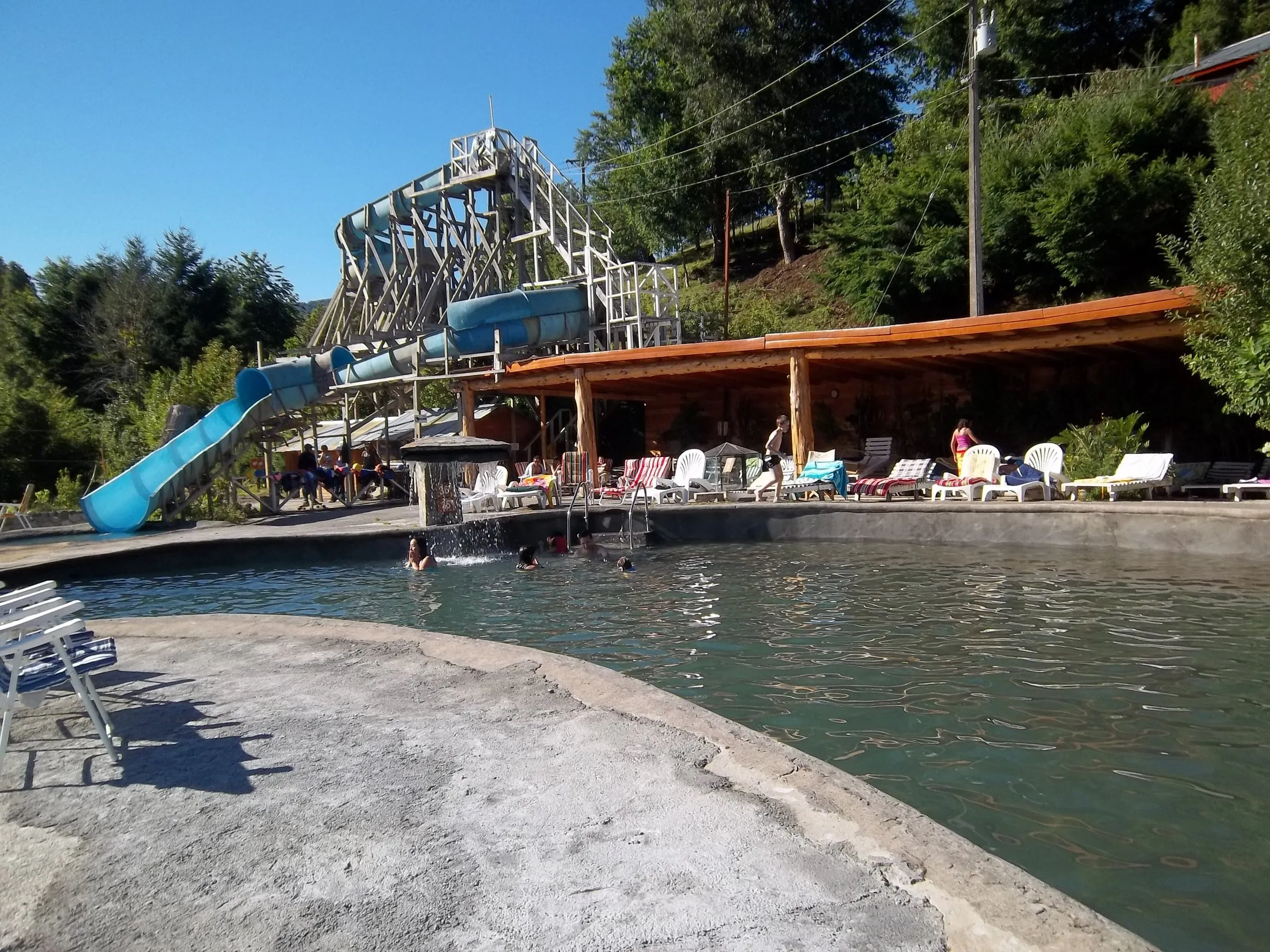Toboganes de Termas Trancura.